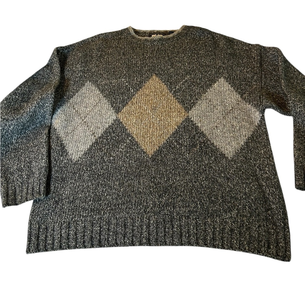 Woods & Gray Wool Blend Oversized Crew Neck Sweater